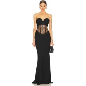 RASARIO Corset Maxi Dress New